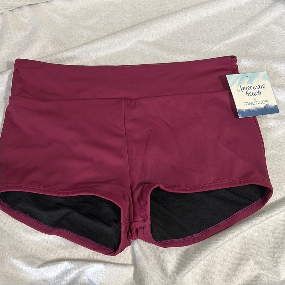 Maurices Burgundy Bikini Bottoms